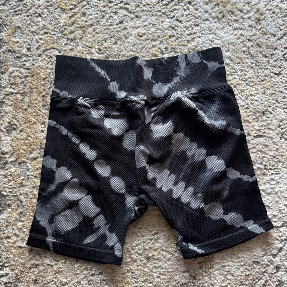 Pink Monochrome Tie-Dye Shorts